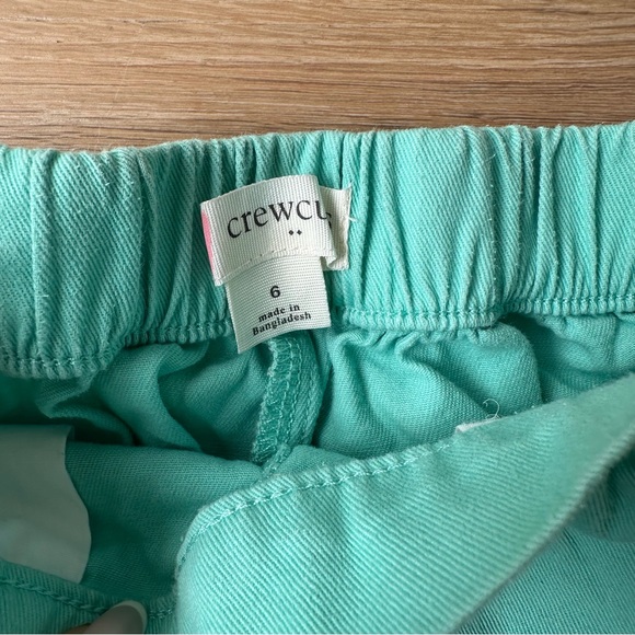 Crewcuts Factory Scalloped Hem Shorts Teal 6 - Picture 4 of 5